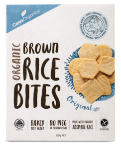 Organic Rice Bites, Original - 100g