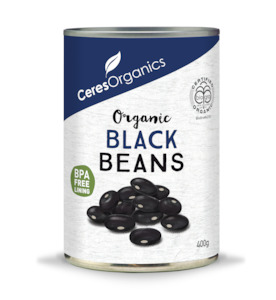 Cooking Canned Prepared Foods: Organic Black Beans - 400g