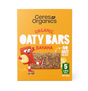 Organic Oaty Bars, Banana - 100 g