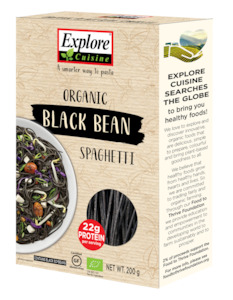 Explore Cuisine Organic Black Bean Spaghetti - 200g