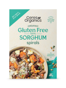 Cooking Pasta Noodles: Organic Sorghum Spirals (formerly Fusilli) - 250g