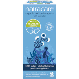 Personal Care Period Maternity Care: Natracare Organic Regular Applicator Tampons 16s - 16pk
