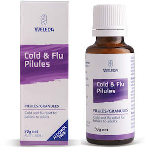 Personal Care Natural Medicine: Weleda Cold & Flu Pillules 30g - 30g