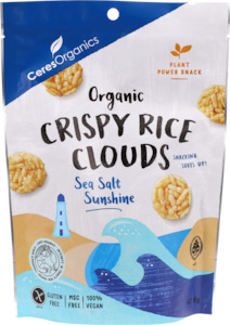 Organic Crispy Rice Clouds, Sea Salt - 50g