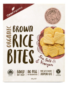 Organic Rice Bites, Sea Salt & Vinegar - 100g