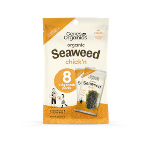 Organic Roasted Seaweed Snack Multipack, Chick'n - 16g