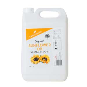 Cooking Oils Vinegar: Sunflower Oil Rbd Organic - 5L
