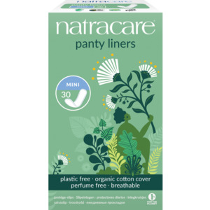 Personal Care Period Maternity Care: Natracare Mini Panty Liners - 30pk