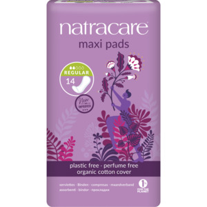 Personal Care Period Maternity Care: Natracare Regular Maxi Pads - 14pk