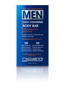 Personal Care: MENS Daily Cleansing Body Bar  - 141g