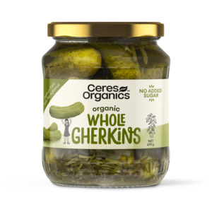 Cooking: Organic Whole Gherkins - 670g