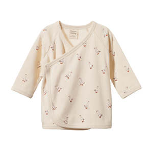 Nature Baby Long Sleeve Kimono Bodysuit