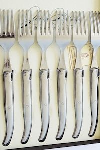 Laguiole: Stainless Steel Table Forks set 6