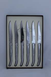Laguiole: Stainless Steel Steak Knives set 6