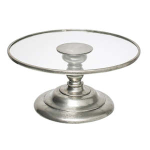 Gifts For Girls: French Country Glass & Pewter Cake Stand