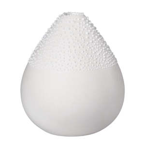 Gifts For Girls: Porcelain White Beaded Vase | Radar