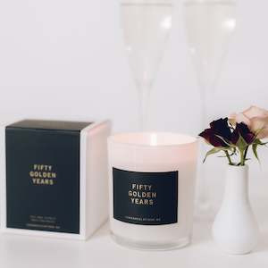 50th Candle | Celebrate Fifty Golden Years | Congratulations