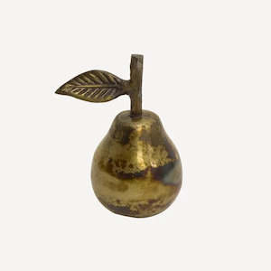 Home Decor 1: Decorative Brass Pear | Golden Wedding
