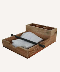 Dinnerware: Ploughmans Serviette & Cutlery Holder