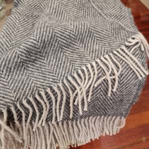 Lerwick Throw Charcoal