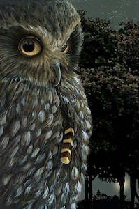 Ruru in Your Honour Print | Box Frame