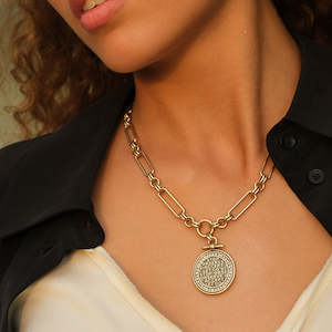 Coins of Relief short pendant | Gold | A & C