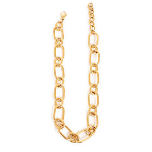 Short Chain Strong link Necklace | Gold | A & C