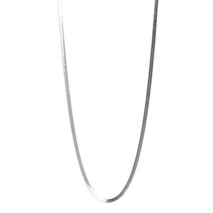 Short Chain | Unisex Snake Chain | Silver | A & C