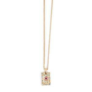 Vibrance Necklace - Square | Gold | A & C