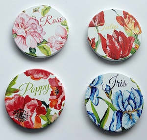 Gifts To Go 1: Floral Coasters | Set of 4