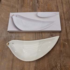 Little Bird Porcelain Dish | Gold detail