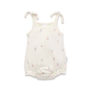 Cherry Bubble Romper | Aster & Oak
