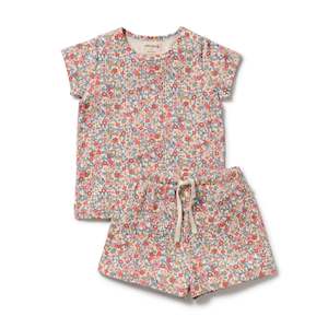 Summer Bloom Organic Short Sleeved Pyjamas
