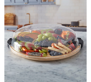 Build a Board Bamboo Divided Round