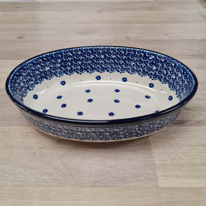 Polish Pottery Oval Baker | Pattern Options