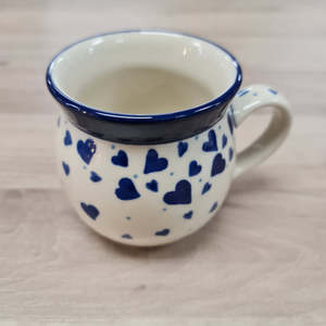 Home Living: Polish Pottery Small Round Mug | Pattern Options