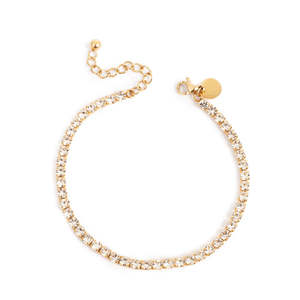 Tennis Bracelet | Gold | A & C