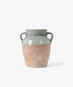 Vases Pots: French Country Varese Vessel - Pale Blue, Short