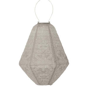 New Arrivals: Lumiz Lantern Can 30cm Light Taupe Marrakesh