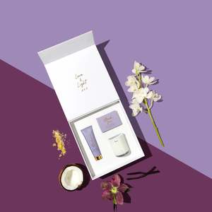 Living Light Pamper Gift Set | Black Iris