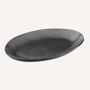 Home Living: La chamba Large Oval Serving Plate (Size 7)