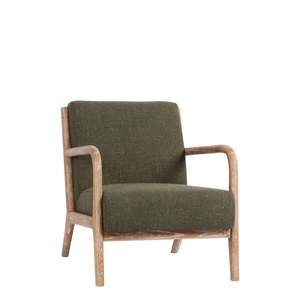 Luca Occasional Chair with Washed Oak Frame