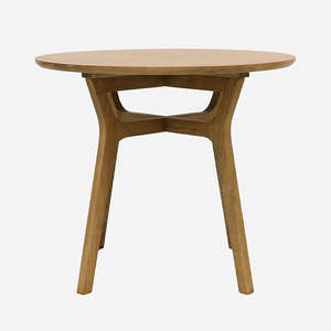 Omaha Round Dining Table in Light Elm