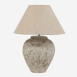 Tuscan Style Stone Lamp Base | Large