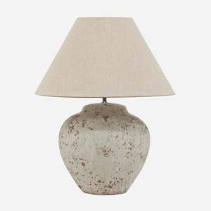 Tuscan Style Stone Lamp Base | Medium