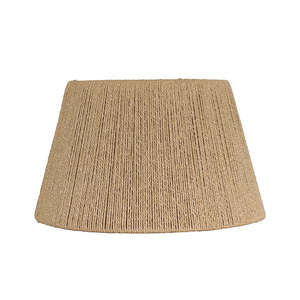 Cc Interiors: Natural Loom Tapered Drum Lampshade - 36cm