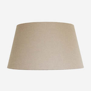 Flax Weave 45cm Tapered Drum Lampshade