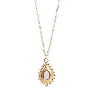 Pendants Necklaces: Ethnic Gold Necklace | A&C