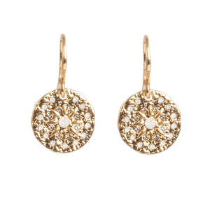 Earrings: Solstice Gold Hook Earring | A&C