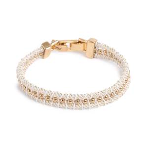 For Her: Friendship Bracelet White & Gold | A&C